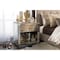 Baxton Studio Rochadh Hollywood Glamour Style 1-drawer and 1-shelf Nightstand 121-6740 - alternate 2